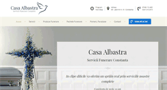 Desktop Screenshot of casaalbastra.ro